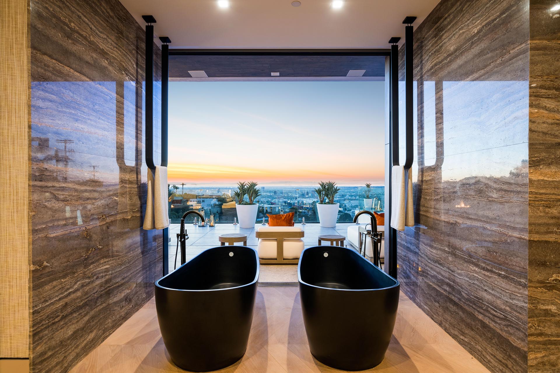 Bath with a view